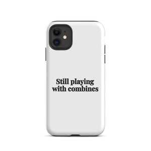 Furrow & Fields Tough Case for iPhone® iPhone 11 Still Playing With Combines | Tough Case for iPhone® Quality Farmers Merch