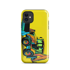 Furrow & Fields Tough Case for iPhone® iPhone 11 Terex 860 Elite Pop Art | Tough Case for iPhone® Quality Farmers Merch