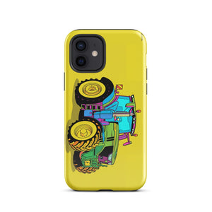 Furrow & Fields Tough Case for iPhone® iPhone 12 John Deere 6R 250 Pop Art | Tough Case for iPhone® Quality Farmers Merch