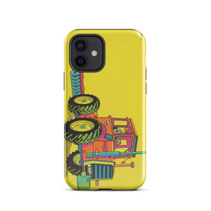 Furrow & Fields Tough Case for iPhone® iPhone 12 Massey Ferguson 1200 Pop Art | Tough Case for iPhone® Quality Farmers Merch