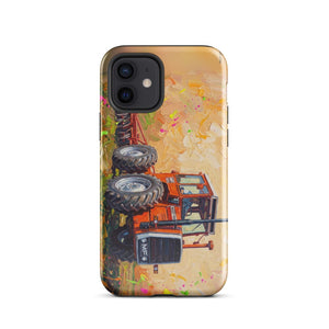 Furrow & Fields Tough Case for iPhone® iPhone 12 Massey Ferguson 1200 Splash Art | Tough Case for iPhone® Quality Farmers Merch