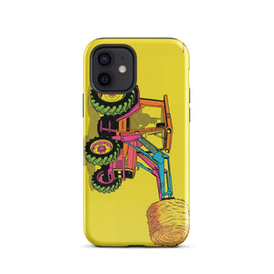 Furrow & Fields Tough Case for iPhone® iPhone 12 Massey Ferguson 3070 Autotronic Pop Art | Tough Case for iPhone® Quality Farmers Merch