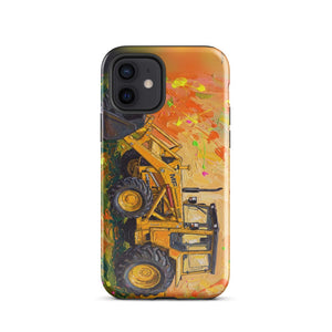 Furrow & Fields Tough Case for iPhone® iPhone 12 Massey Ferguson 50E Splash Art | Tough Case for iPhone® Quality Farmers Merch