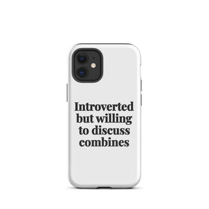 Furrow & Fields Tough Case for iPhone® iPhone 12 mini Introverted But Willing To Discuss Combines | Tough Case for iPhone® Quality Farmers Merch