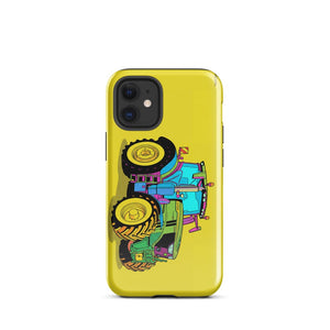 Furrow & Fields Tough Case for iPhone® iPhone 12 mini John Deere 6R 250 Pop Art | Tough Case for iPhone® Quality Farmers Merch