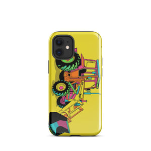 Furrow & Fields Tough Case for iPhone® iPhone 12 mini Massey Ferguson 50E Pop Art | Tough Case for iPhone® Quality Farmers Merch