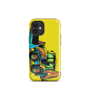 Furrow & Fields Tough Case for iPhone® iPhone 12 mini Terex 860 Elite Pop Art | Tough Case for iPhone® Quality Farmers Merch