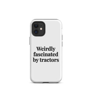 Furrow & Fields Tough Case for iPhone® iPhone 12 mini Weirdly Fascinated by Tractors | Tough Case for iPhone® Quality Farmers Merch