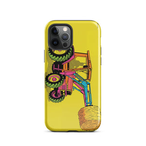 Furrow & Fields Tough Case for iPhone® iPhone 12 Pro Massey Ferguson 3070 Autotronic Pop Art | Tough Case for iPhone® Quality Farmers Merch