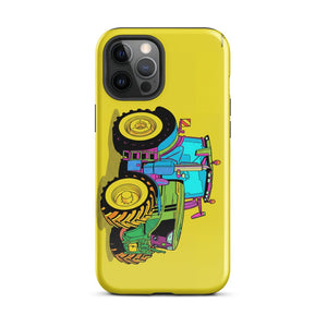Furrow & Fields Tough Case for iPhone® iPhone 12 Pro Max John Deere 6R 250 Pop Art | Tough Case for iPhone® Quality Farmers Merch