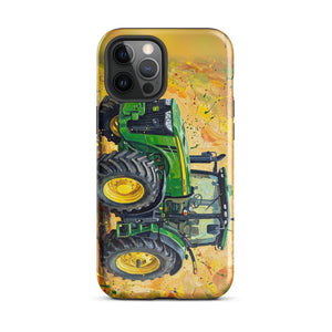 Furrow & Fields Tough Case for iPhone® iPhone 12 Pro Max John Deere 8345R Splash Art | Tough Case for iPhone® Quality Farmers Merch