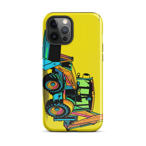Furrow & Fields Tough Case for iPhone® iPhone 12 Pro Max Terex 860 Elite Pop Art | Tough Case for iPhone® Quality Farmers Merch