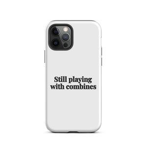 Furrow & Fields Tough Case for iPhone® iPhone 12 Pro Still Playing With Combines | Tough Case for iPhone® Quality Farmers Merch