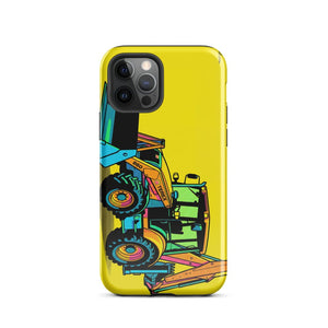Furrow & Fields Tough Case for iPhone® iPhone 12 Pro Terex 860 Elite Pop Art | Tough Case for iPhone® Quality Farmers Merch
