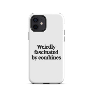 Furrow & Fields Tough Case for iPhone® iPhone 12 Weirdly Fascinated by Combines | Tough Case for iPhone® Quality Farmers Merch