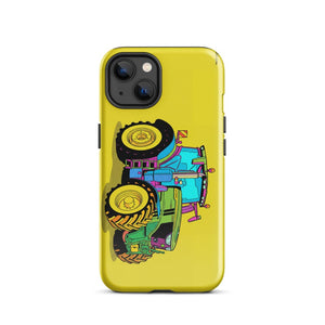Furrow & Fields Tough Case for iPhone® iPhone 13 John Deere 6R 250 Pop Art | Tough Case for iPhone® Quality Farmers Merch