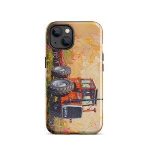Furrow & Fields Tough Case for iPhone® iPhone 13 Massey Ferguson 1200 Splash Art | Tough Case for iPhone® Quality Farmers Merch
