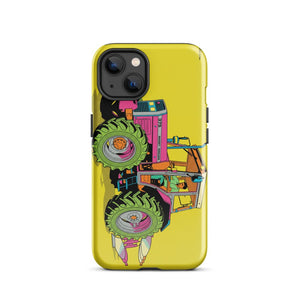 Furrow & Fields Tough Case for iPhone® iPhone 13 Massey Ferguson 375 Pop Art | Tough Case for iPhone® Quality Farmers Merch