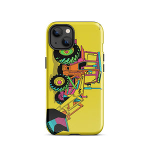 Furrow & Fields Tough Case for iPhone® iPhone 13 Massey Ferguson 50E Pop Art | Tough Case for iPhone® Quality Farmers Merch