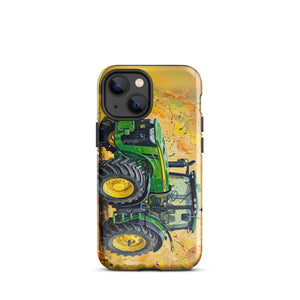 Furrow & Fields Tough Case for iPhone® iPhone 13 mini John Deere 8345R Splash Art | Tough Case for iPhone® Quality Farmers Merch