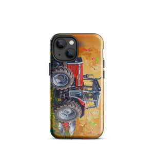 Furrow & Fields Tough Case for iPhone® iPhone 13 mini Massey Ferguson 375 Splash Art | Tough Case for iPhone® Quality Farmers Merch