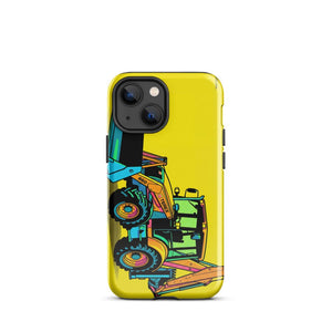 Furrow & Fields Tough Case for iPhone® iPhone 13 mini Terex 860 Elite Pop Art | Tough Case for iPhone® Quality Farmers Merch