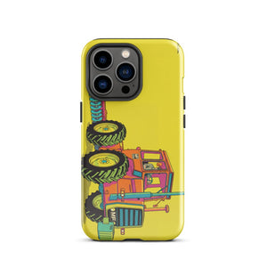 Furrow & Fields Tough Case for iPhone® iPhone 13 Pro Massey Ferguson 1200 Pop Art | Tough Case for iPhone® Quality Farmers Merch