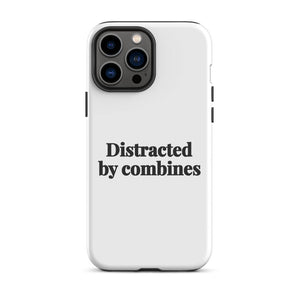 Furrow & Fields Tough Case for iPhone® iPhone 13 Pro Max Distracted by Combines | Tough Case for iPhone® Quality Farmers Merch