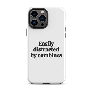 Furrow & Fields Tough Case for iPhone® iPhone 13 Pro Max Easily Distracted By Combines | Tough Case for iPhone® Quality Farmers Merch