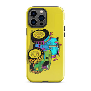 Furrow & Fields Tough Case for iPhone® iPhone 13 Pro Max John Deere 6R 250 Pop Art | Tough Case for iPhone® Quality Farmers Merch