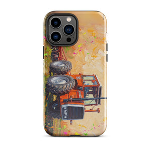Furrow & Fields Tough Case for iPhone® iPhone 13 Pro Max Massey Ferguson 1200 Splash Art | Tough Case for iPhone® Quality Farmers Merch