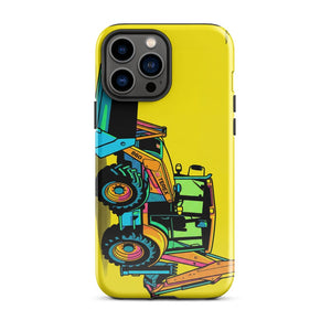 Furrow & Fields Tough Case for iPhone® iPhone 13 Pro Max Terex 860 Elite Pop Art | Tough Case for iPhone® Quality Farmers Merch