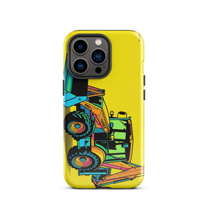 Furrow & Fields Tough Case for iPhone® iPhone 13 Pro Terex 860 Elite Pop Art | Tough Case for iPhone® Quality Farmers Merch
