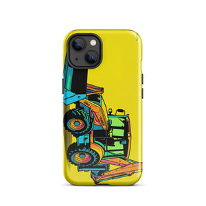 Furrow & Fields Tough Case for iPhone® iPhone 13 Terex 860 Elite Pop Art | Tough Case for iPhone® Quality Farmers Merch
