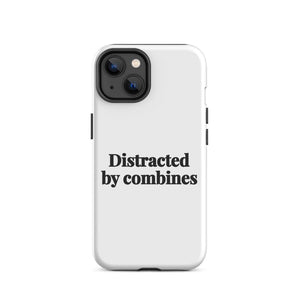 Furrow & Fields Tough Case for iPhone® iPhone 14 Distracted by Combines | Tough Case for iPhone® Quality Farmers Merch