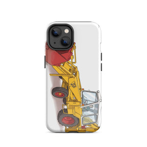 Furrow & Fields Tough Case for iPhone® iPhone 14 JCB 3C II | Tough Case for iPhone® Quality Farmers Merch
