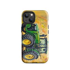 Furrow & Fields Tough Case for iPhone® iPhone 14 John Deere 8345R Splash Art | Tough Case for iPhone® Quality Farmers Merch