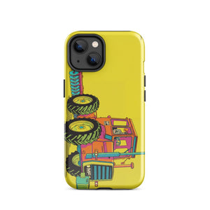 Furrow & Fields Tough Case for iPhone® iPhone 14 Massey Ferguson 1200 Pop Art | Tough Case for iPhone® Quality Farmers Merch