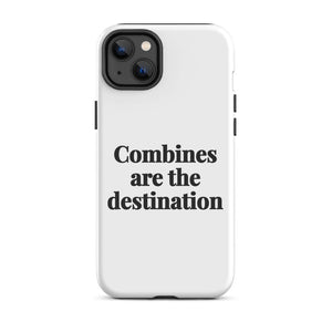 Furrow & Fields Tough Case for iPhone® iPhone 14 Plus Combines Are the Destination | Tough Case for iPhone® Quality Farmers Merch