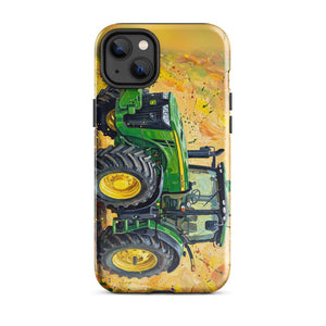 Furrow & Fields Tough Case for iPhone® iPhone 14 Plus John Deere 8345R Splash Art | Tough Case for iPhone® Quality Farmers Merch