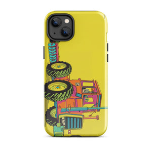 Furrow & Fields Tough Case for iPhone® iPhone 14 Plus Massey Ferguson 1200 Pop Art | Tough Case for iPhone® Quality Farmers Merch