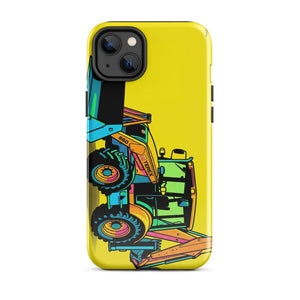 Furrow & Fields Tough Case for iPhone® iPhone 14 Plus Terex 860 Elite Pop Art | Tough Case for iPhone® Quality Farmers Merch