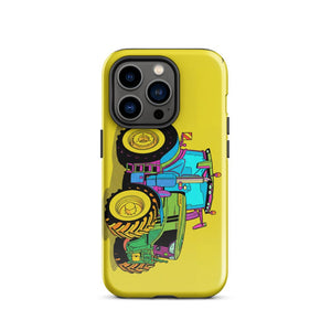 Furrow & Fields Tough Case for iPhone® iPhone 14 Pro John Deere 6R 250 Pop Art | Tough Case for iPhone® Quality Farmers Merch