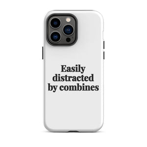 Furrow & Fields Tough Case for iPhone® iPhone 14 Pro Max Easily Distracted By Combines | Tough Case for iPhone® Quality Farmers Merch