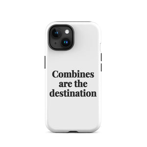 Furrow & Fields Tough Case for iPhone® iPhone 15 Combines Are the Destination | Tough Case for iPhone® Quality Farmers Merch