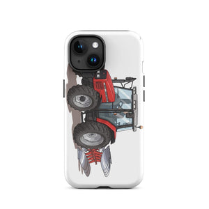 Furrow & Fields Tough Case for iPhone® iPhone 15 Massey Ferguson 6255 | Tough Case for iPhone® Quality Farmers Merch