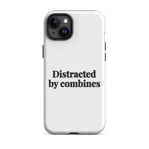 Furrow & Fields Tough Case for iPhone® iPhone 15 Plus Distracted by Combines | Tough Case for iPhone® Quality Farmers Merch
