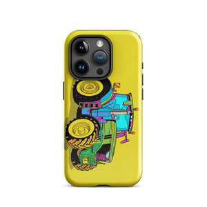 Furrow & Fields Tough Case for iPhone® iPhone 15 Pro John Deere 6R 250 Pop Art | Tough Case for iPhone® Quality Farmers Merch