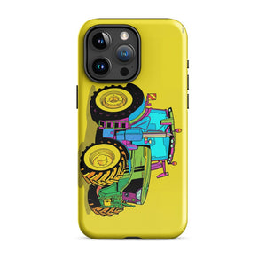 Furrow & Fields Tough Case for iPhone® iPhone 15 Pro Max John Deere 6R 250 Pop Art | Tough Case for iPhone® Quality Farmers Merch