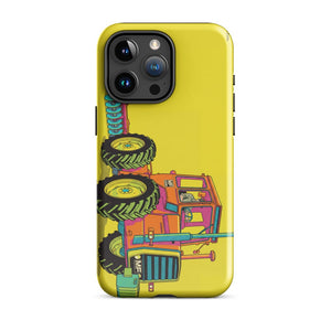 Furrow & Fields Tough Case for iPhone® iPhone 15 Pro Max Massey Ferguson 1200 Pop Art | Tough Case for iPhone® Quality Farmers Merch